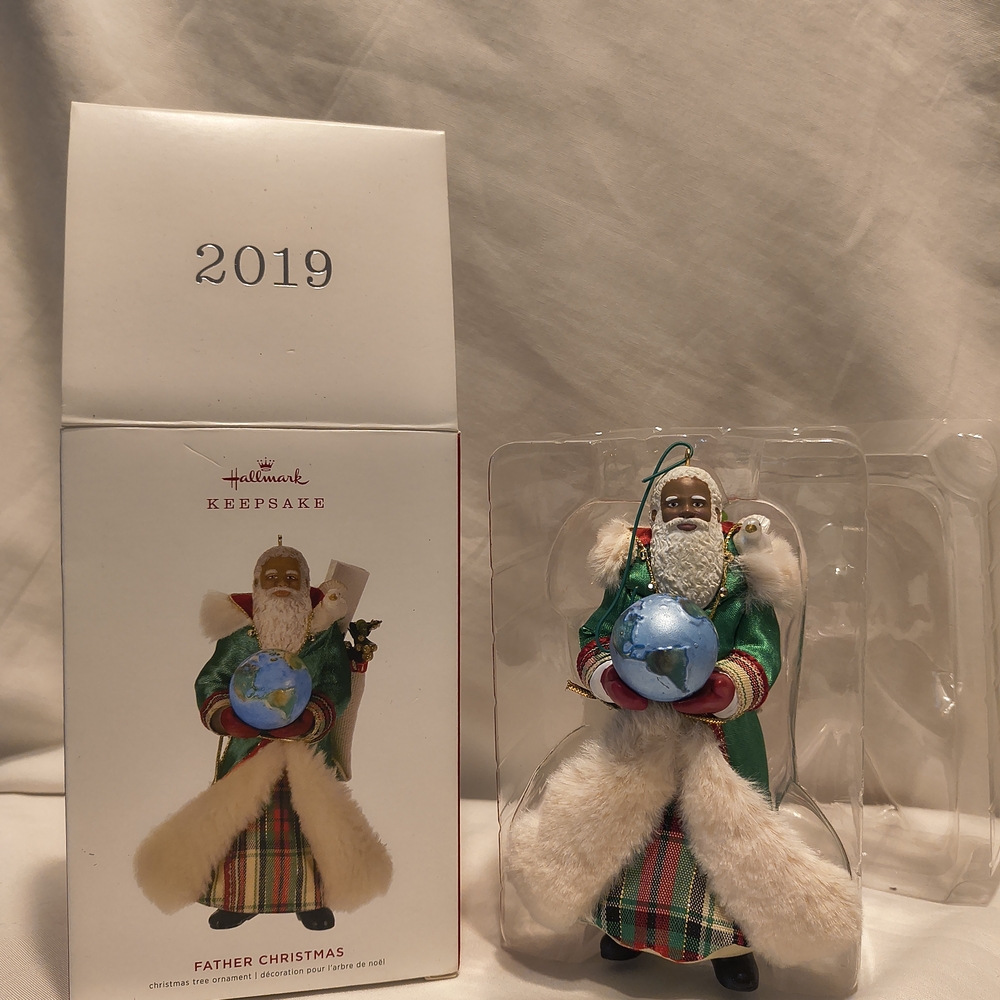 2019 Hallmark Keepsake African-American Father Christmas Ornament